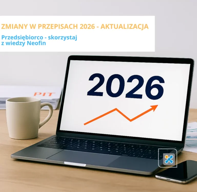 Zmiany w PIT i CIT Neofin biuro rachunkowe w Gdyni, Gdańsku, Bydgoszczy i Poznaniu