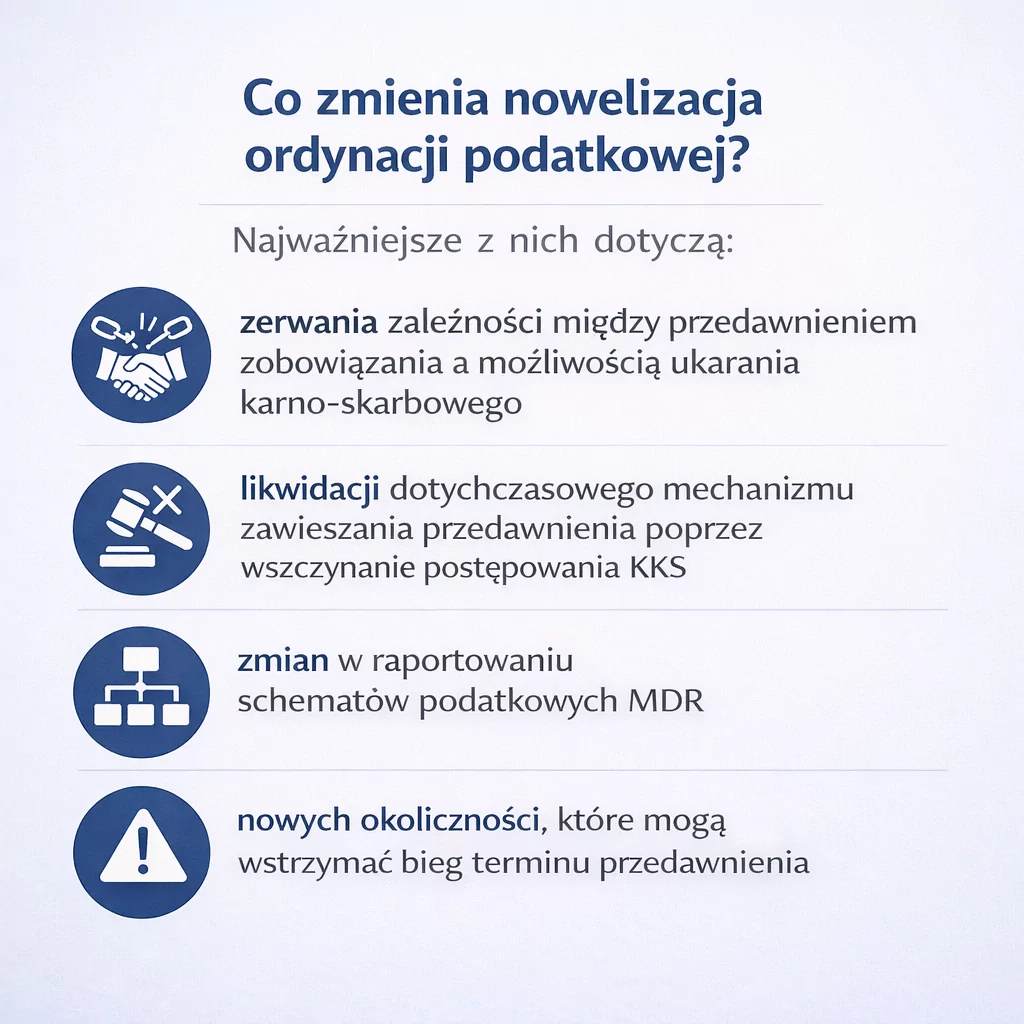 Nowe zasady przedawnienia i odpowiedzialności karnej skarbowej