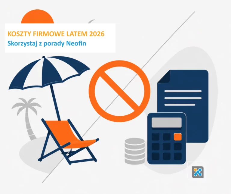 koszty firmowe latem blog Neofin outsourcing księgowości
